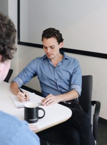 User research interview session at GearLab