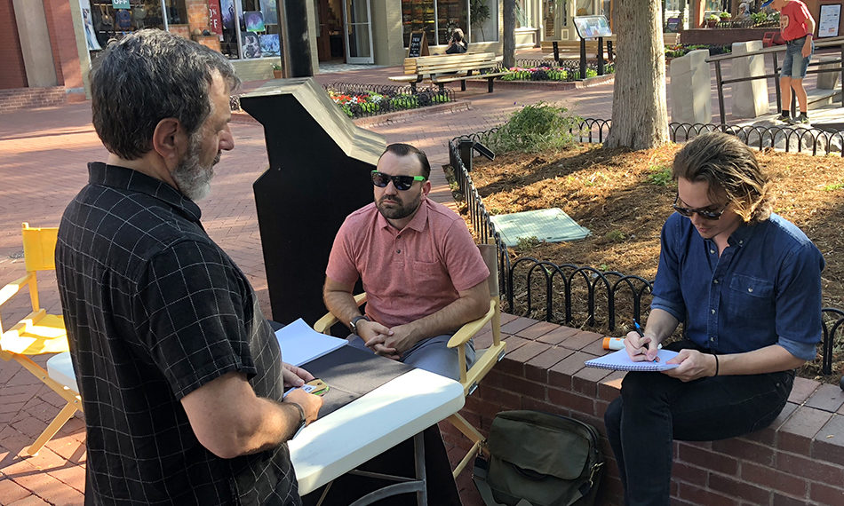 GearLab conducting user research in the city of Boulder.